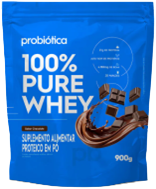 100% Pure Whey Refil 900g Probiótica – Chocolate
