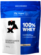 100% Whey Refil 900G Max Titanium – Baunilha