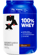 100% Whey Pote 900G – Max Titanium – Chocolate