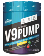 Pré Treino V9-Pump 300G, Shark Pro – Açai e Guarana